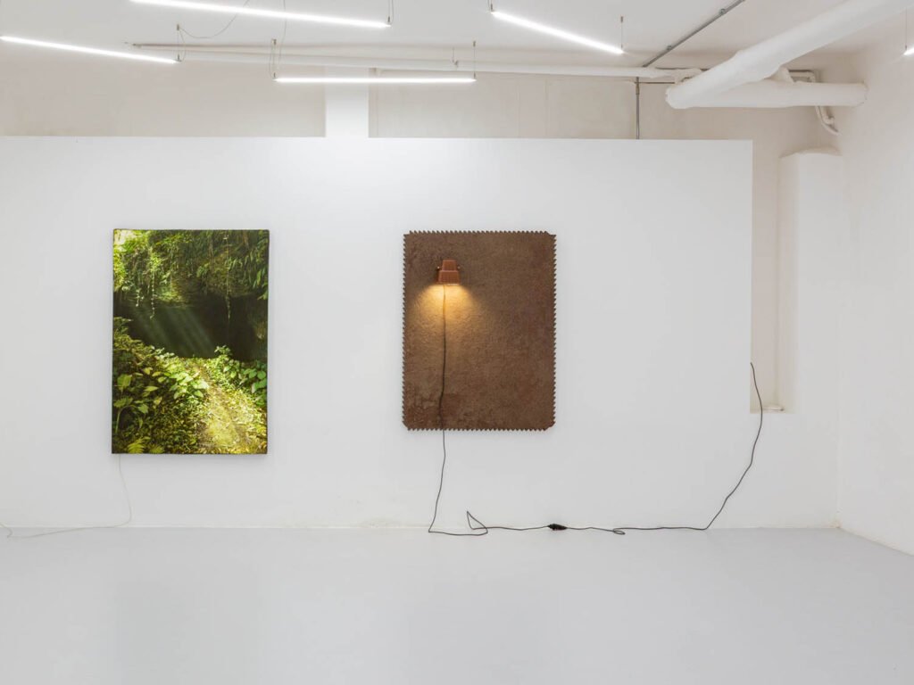 Artwork of Filippo Sciascia part of "Primitive Learning" exhibition at Banquet Gallery