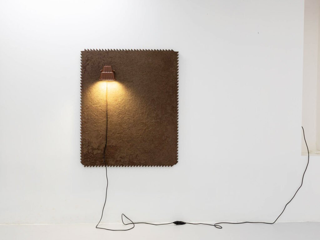 Artwork of Filippo Sciascia part of "Primitive Learning" exhibition at Banquet Gallery