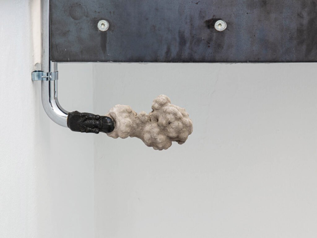 Artwork of Filippo Sciascia part of "Primitive Learning" exhibition at Banquet Gallery