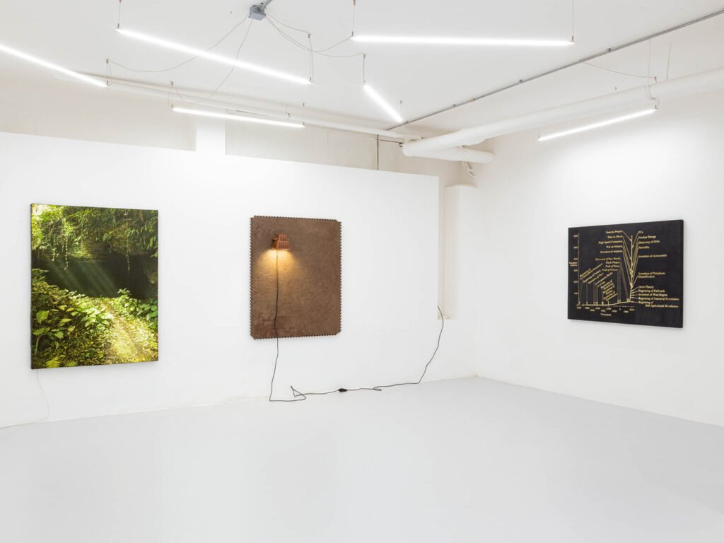 Artwork of Filippo Sciascia part of "Primitive Learning" exhibition at Banquet Gallery