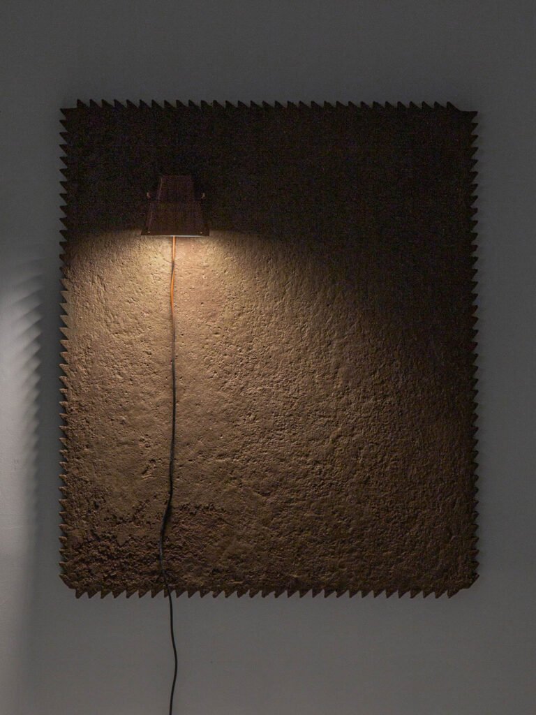 Artwork of Filippo Sciascia part of "Primitive Learning" exhibition at Banquet Gallery