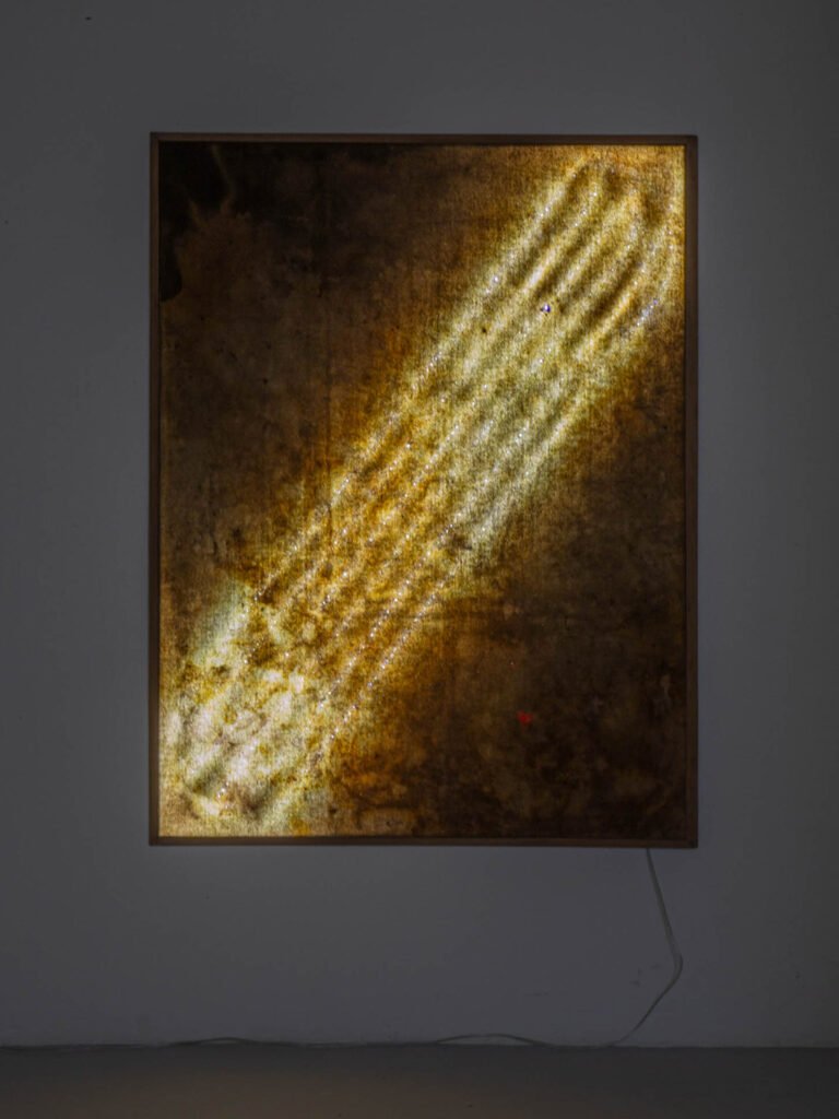 Artwork of Filippo Sciascia part of "Primitive Learning" exhibition at Banquet Gallery