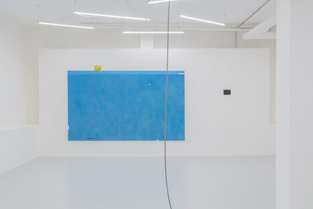 Exhibition view of UNALINE, exhibition of Mario Silva at Banquet Gallery - Milan